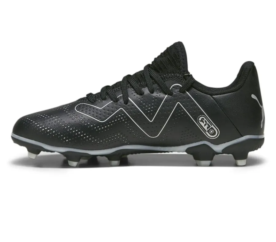 Puma Youth Future Play Football Boots FG/AG Black/Silver