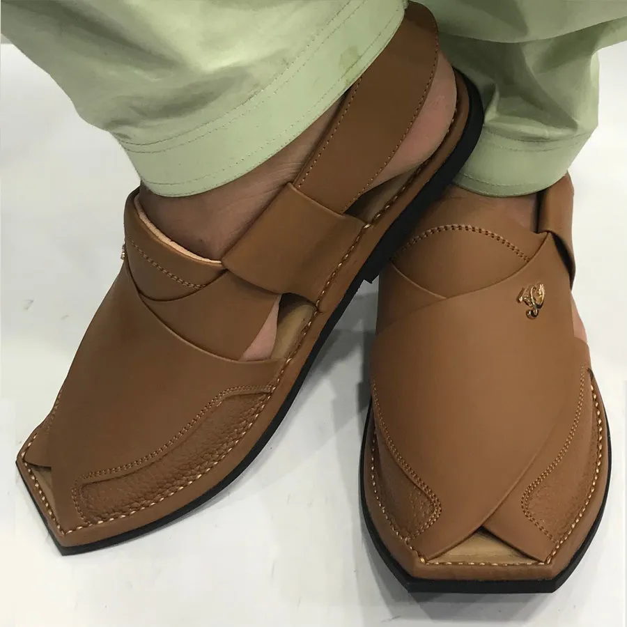 Pure Leather Matt Brown Men's Traditional Footwear