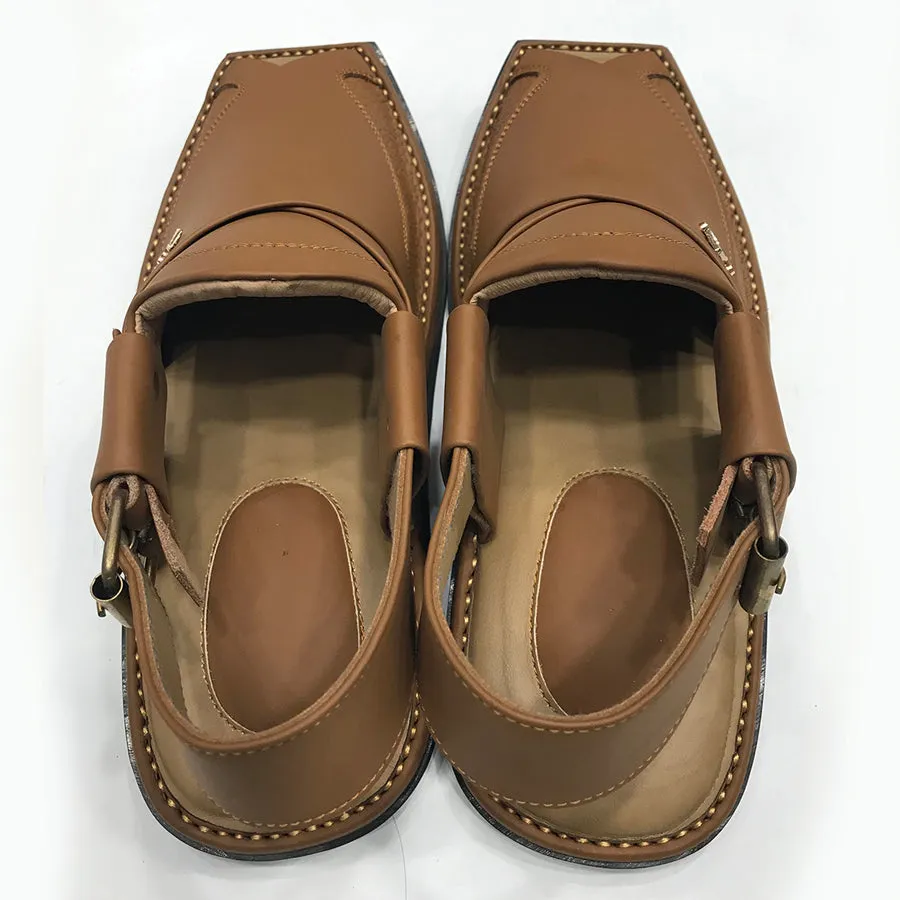 Pure Leather Matt Brown Men's Traditional Footwear