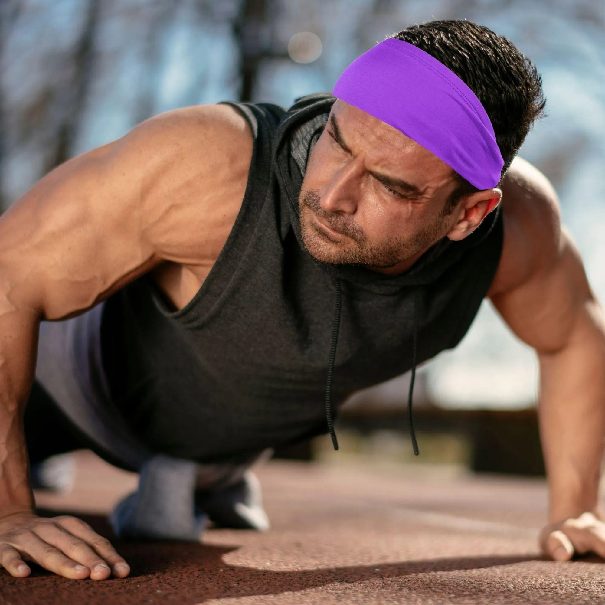 Purple Performance Headband