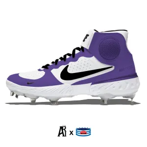 "Court Purple" Nike Alpha Huarache Elite 3 Mid Cleats