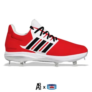 "Nebraska" Adidas Ultraboost DNA 5.0 Cleats by Stadium Custom Kicks