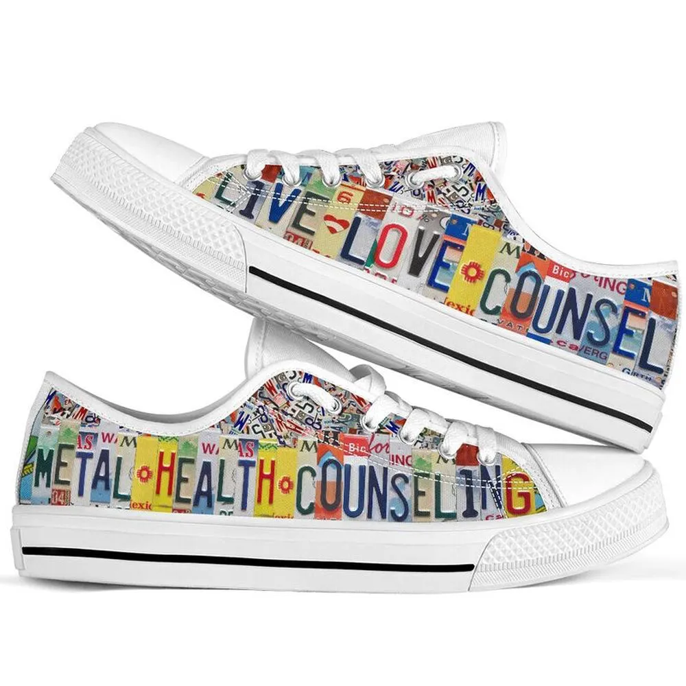 Reading Literacy Teacher License Plates Low Top Shoes, Teacher Shoes, Low Top Sneakers