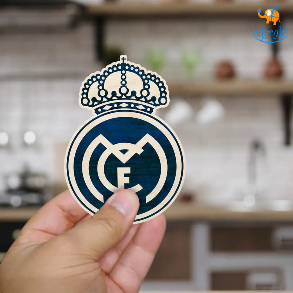 Real Madrid Wooden Fridge Magnet