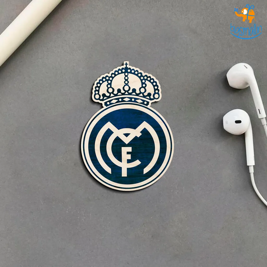 Real Madrid Wooden Fridge Magnet