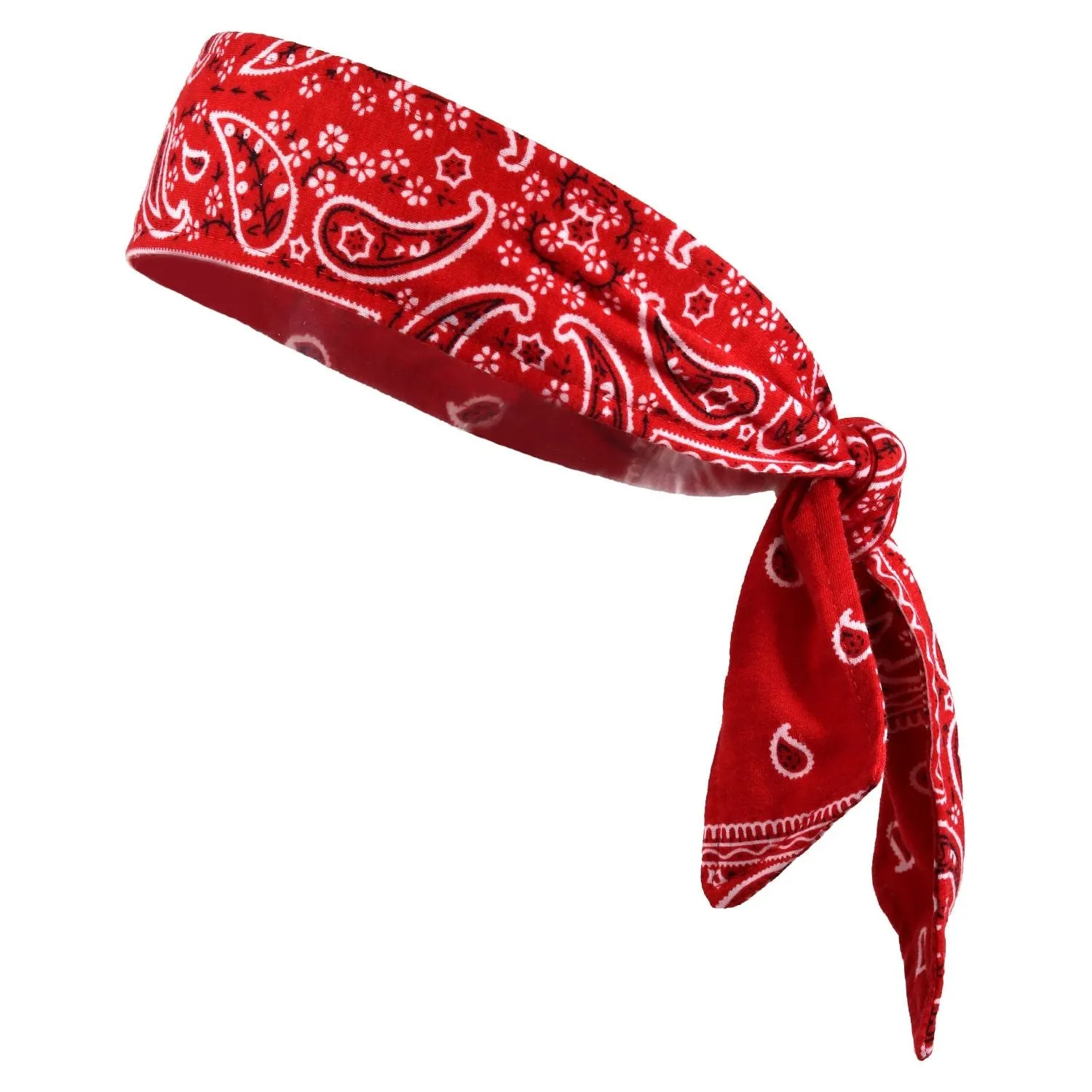 Red Bandana Tie Headband