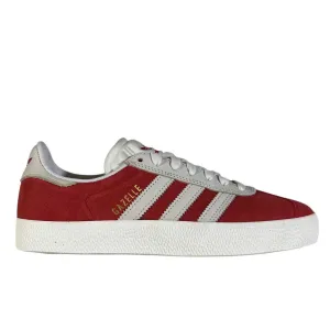 Red White Gold Gazelle ADV Adidas Skateboarding Suede Shoes