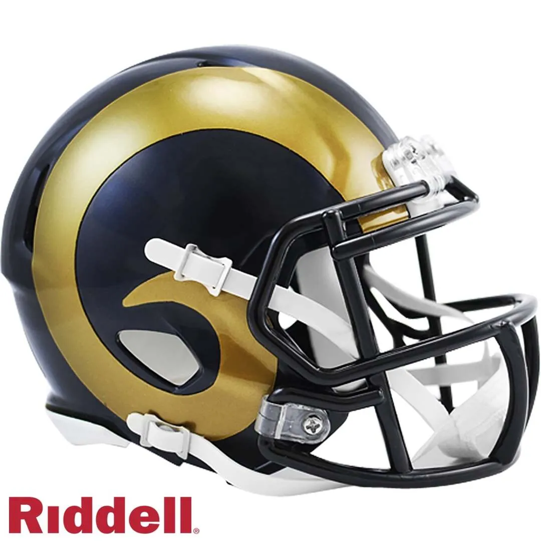 Riddell NFL Los Angeles Rams Speed Mini Throwback Helmet 2000-2016