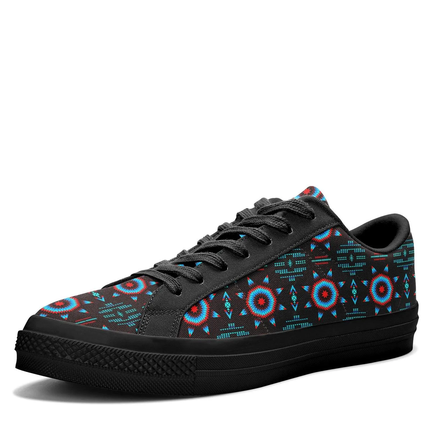 Rising Star Corn Moon Aapisi Low Top Canvas Shoes Black Sole