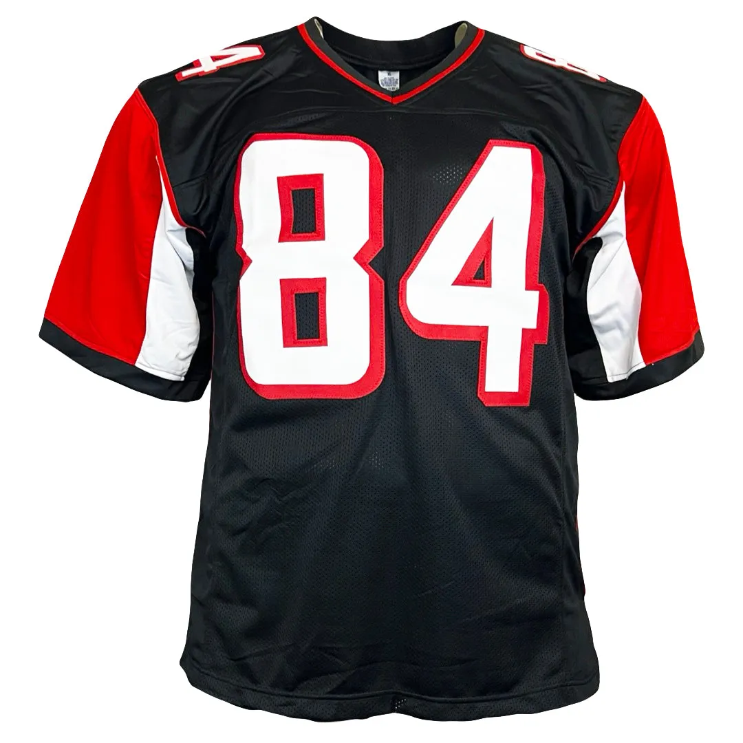 Roddy White Signed Atlanta Black Football Jersey (Beckett)