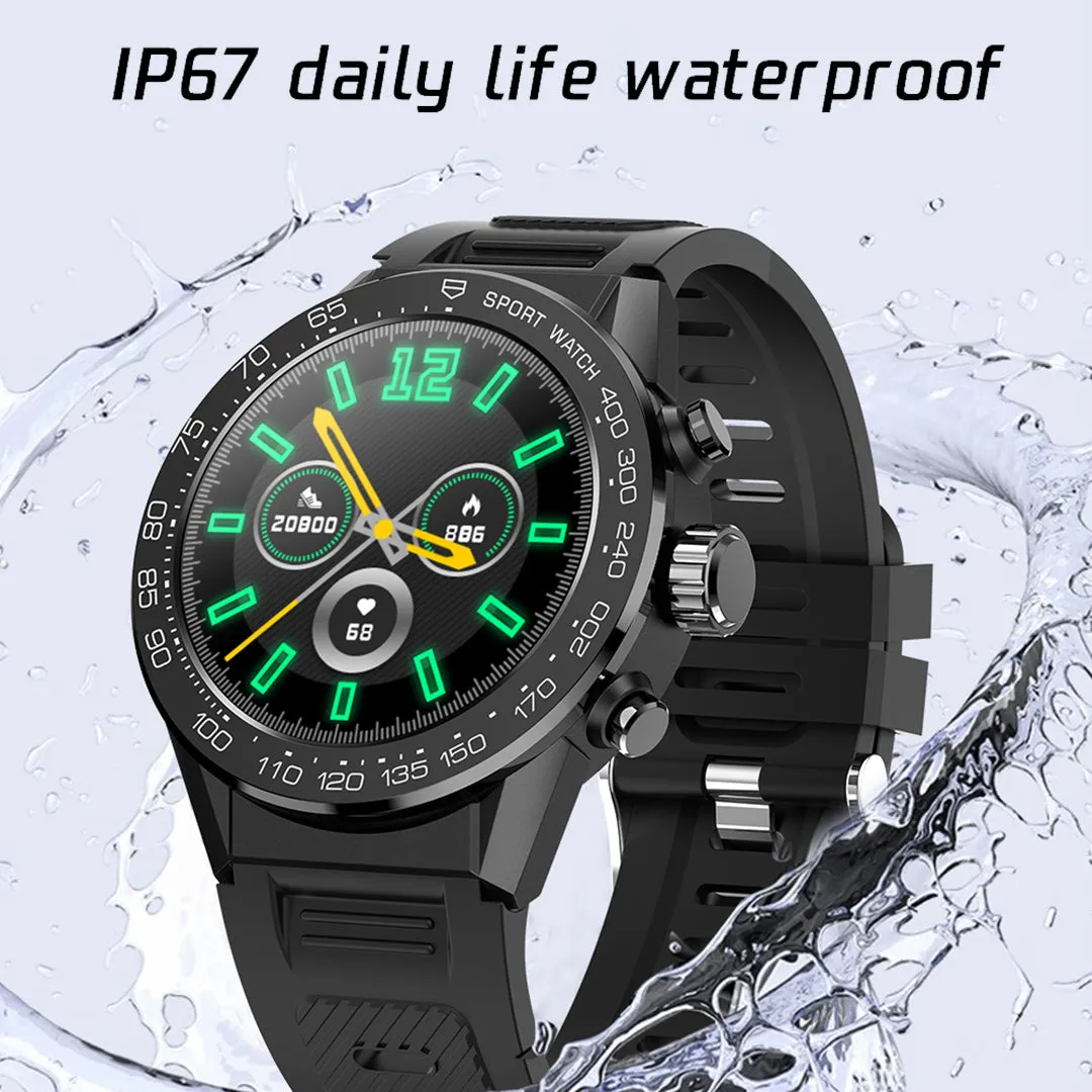 RollsTimi RTV35 Men's Degital Smartwatch Sports Fitness Tracker Waterproof Smart Watch for Men, Bluetooth Call, Heart Rate Blood Pressure Sleep Tracking