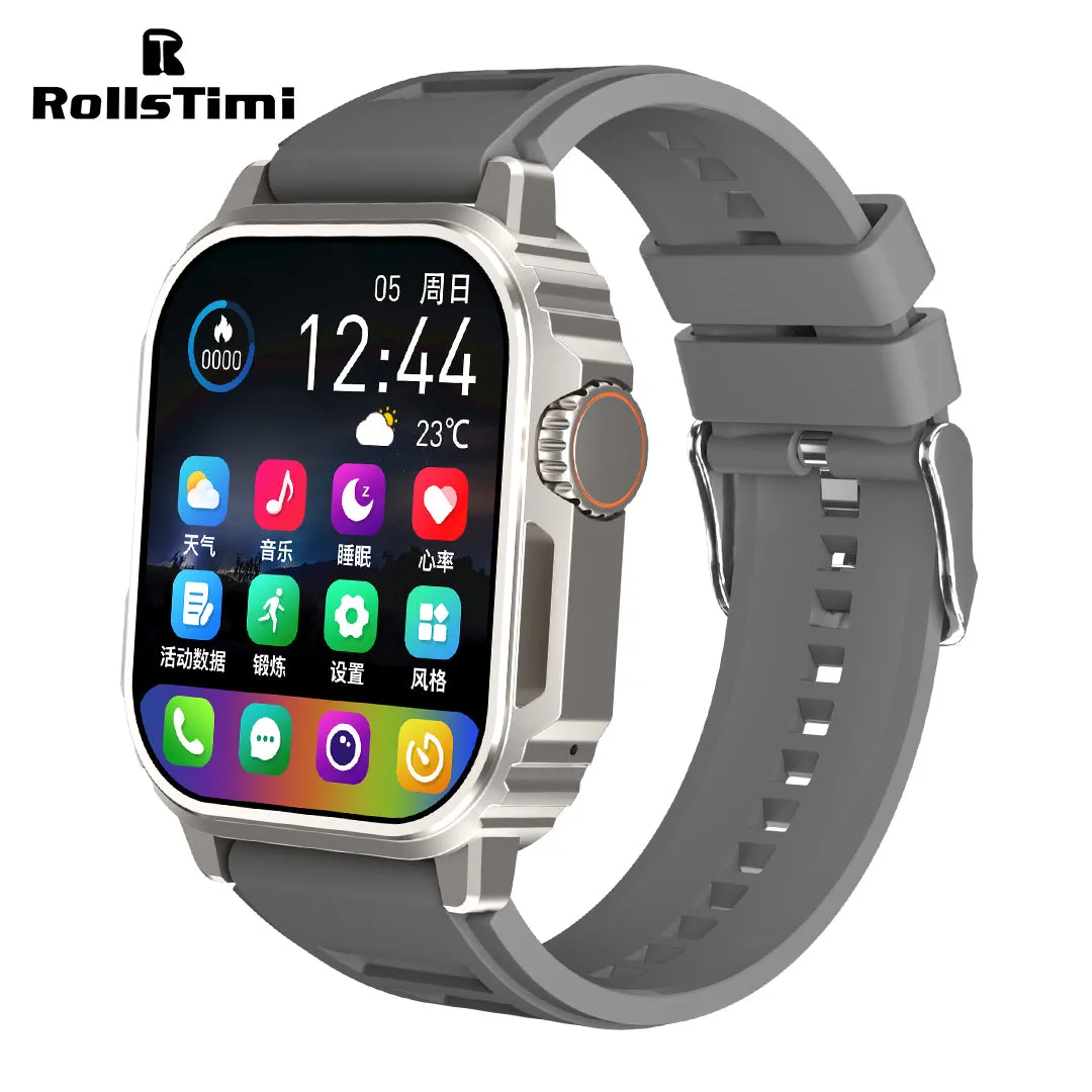 RollsTimi RTW11 Miliary Men's Smartwatch Sports Fitness Tracker IP68 Smart Watches for Women Oxygen Blood Pressure Monitoring