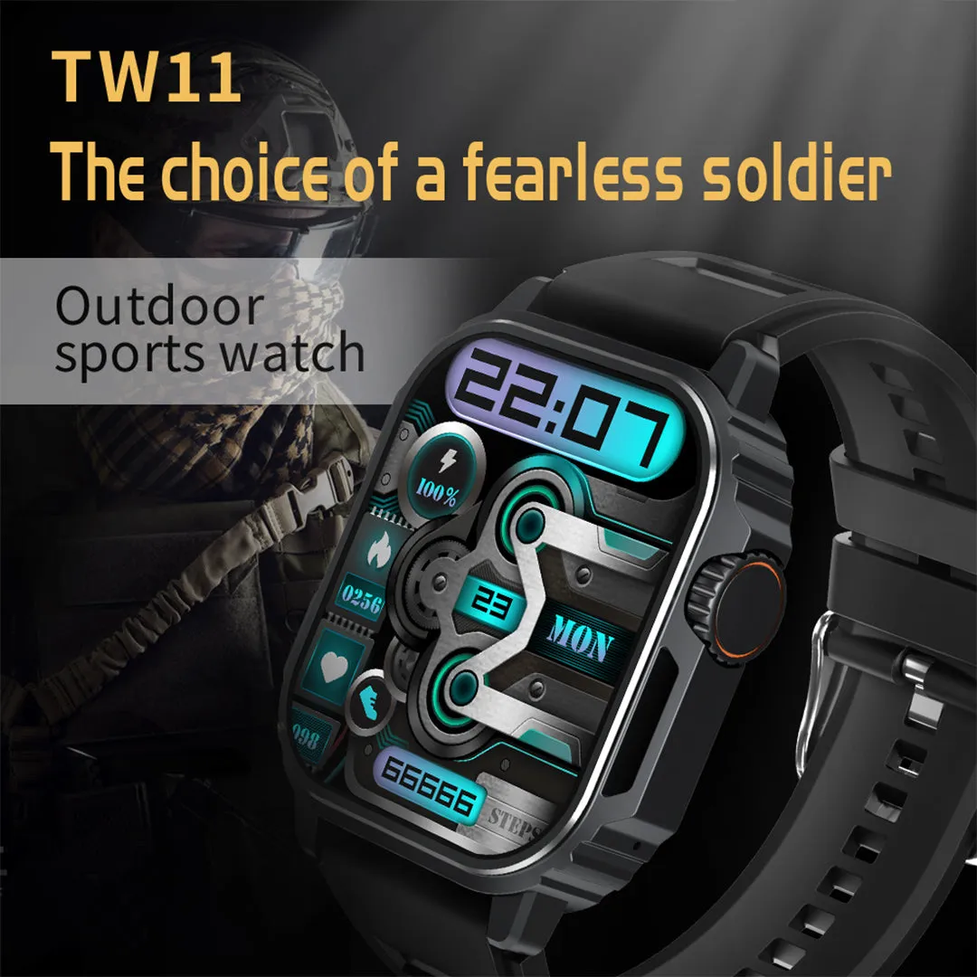 RollsTimi RTW11 Miliary Men's Smartwatch Sports Fitness Tracker IP68 Smart Watches for Women Oxygen Blood Pressure Monitoring