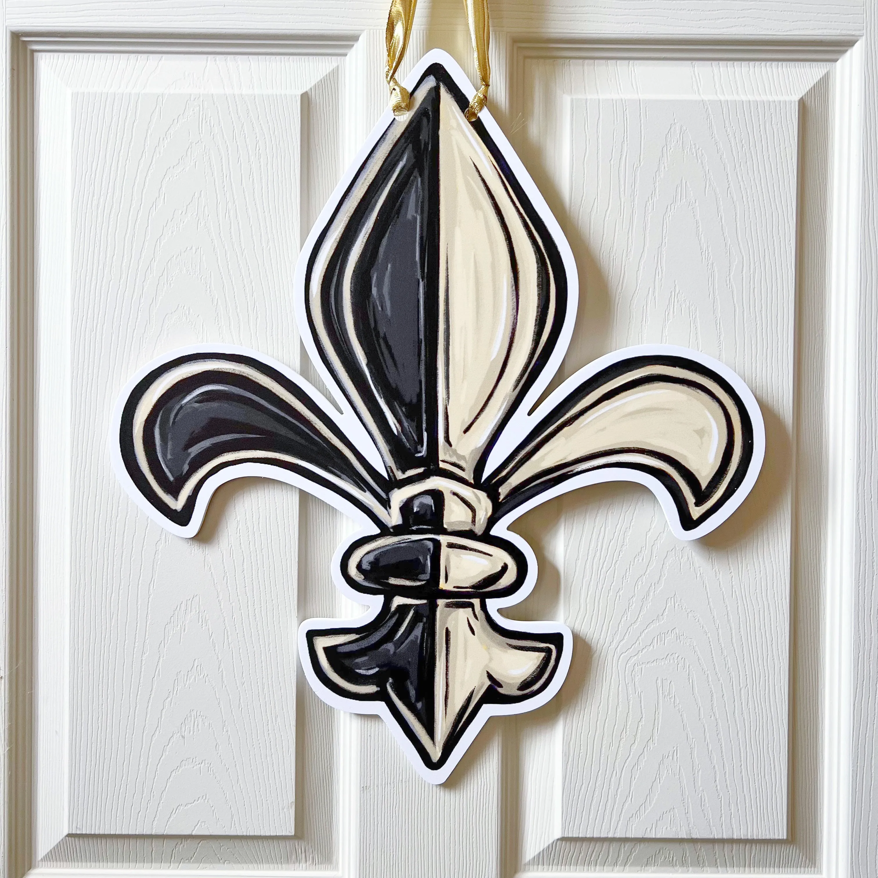 Saints Fleur De Lis Door Hanger