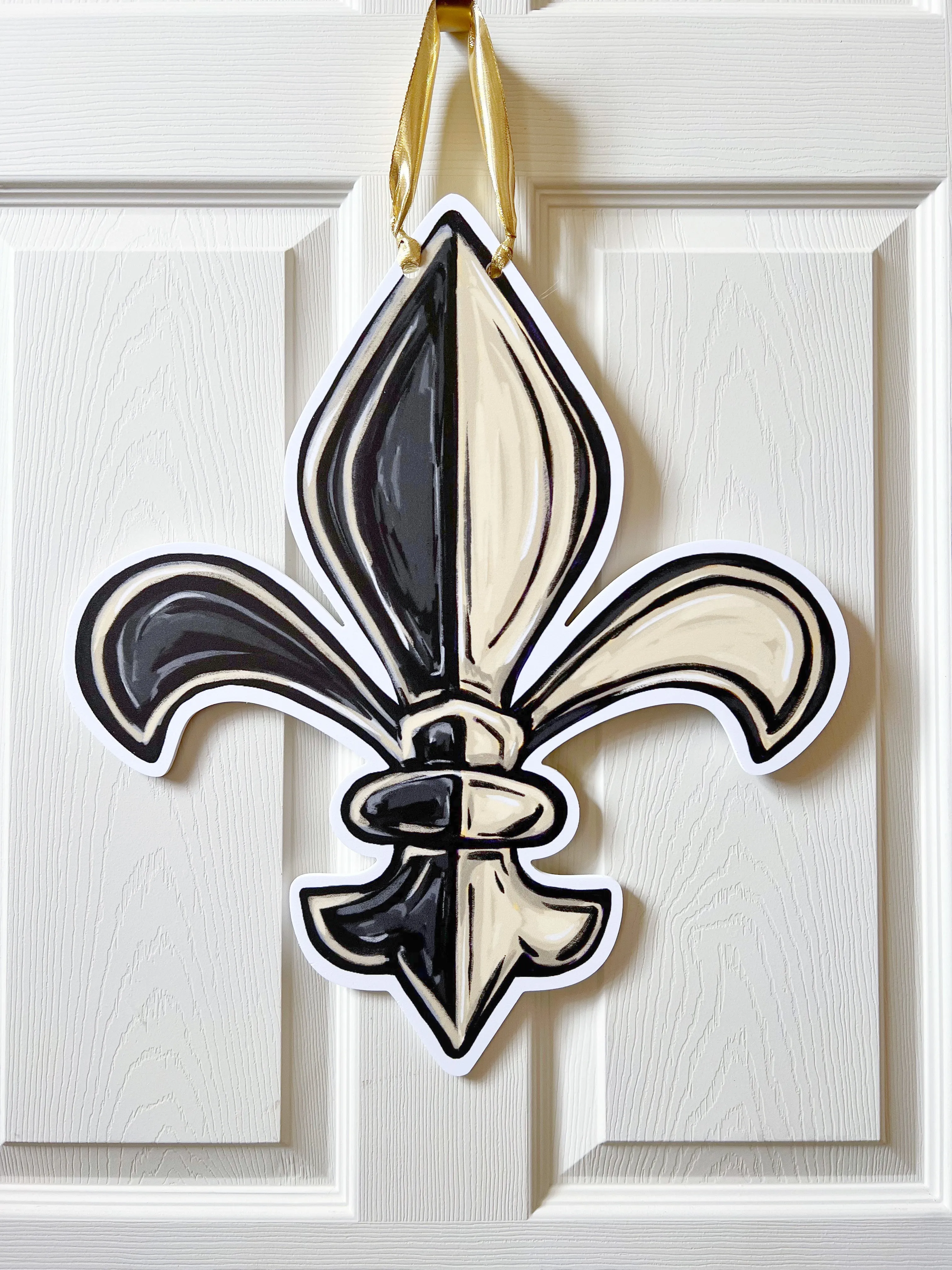 Saints Fleur De Lis Door Hanger