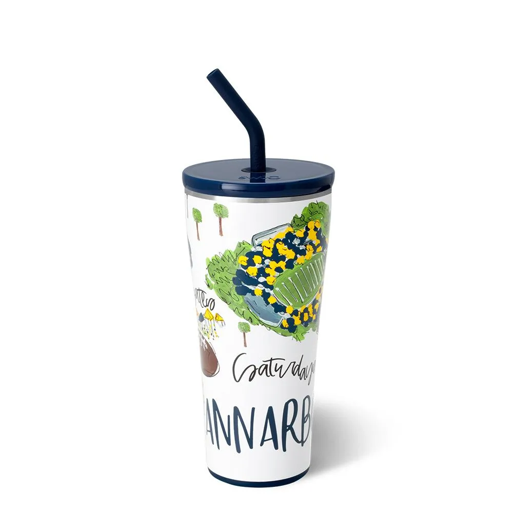 Saturdays in Ann Arbor Straw Tumbler 32oz