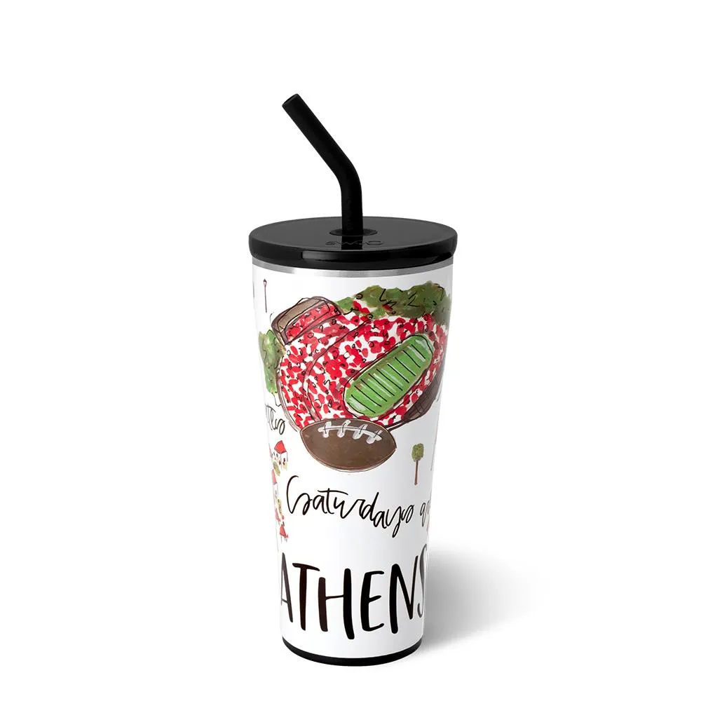 Saturdays in Athens Straw Tumbler 32oz