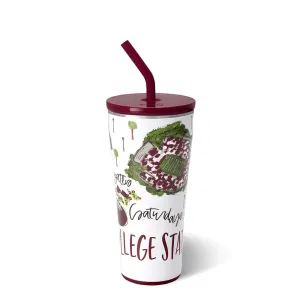 Saturdays in College Station Straw Tumbler 32oz