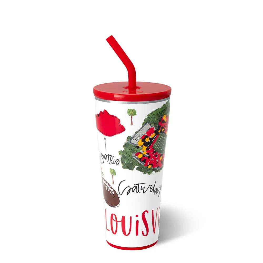 Saturdays in Louisville Straw Tumbler 32oz