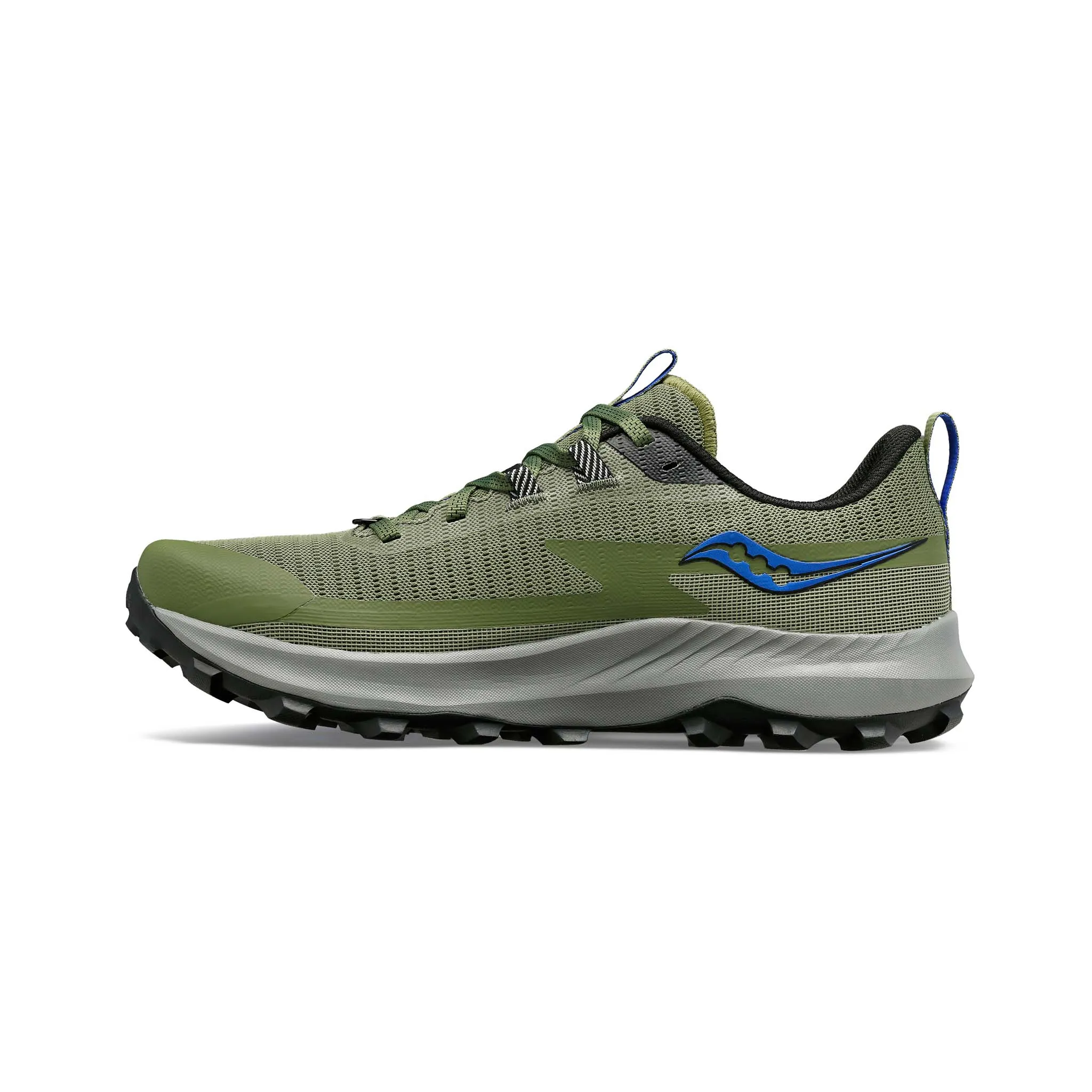 Saucony | Men's Peregrine 13 Running Shoes - Glade/Black