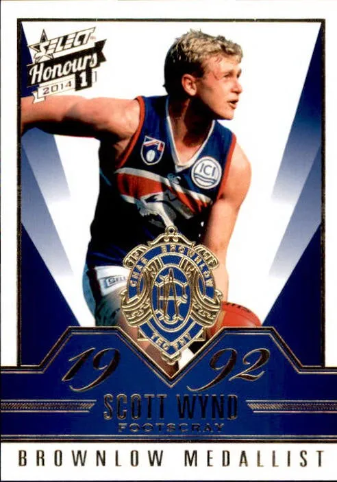 Scott Wynd, Brownlow Gallery, 2014 Select AFL Honours 1