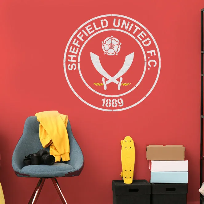 Sheffield United Football Crest Stencil