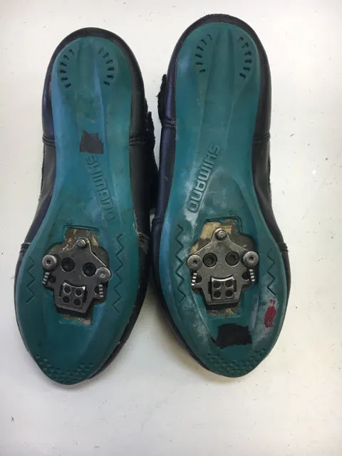 Shimano SH-A 070 Grey/Teal Womens 36 Used Biking Shoes