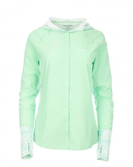 Simms Women's Bicomp LS Fishing Hoody / Melon Schoolies