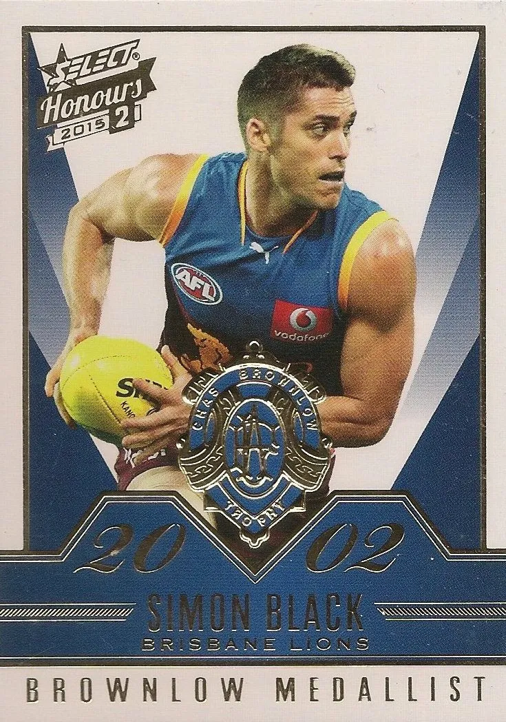 Simon Black, Brownlow Gallery, 2015 Select AFL Honours 2