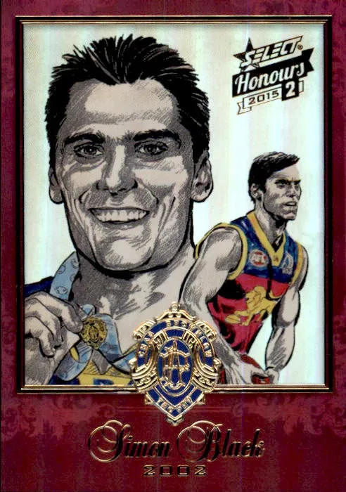 Simon Black, Brownlow Sketch, 2015 Select AFL Honours 2