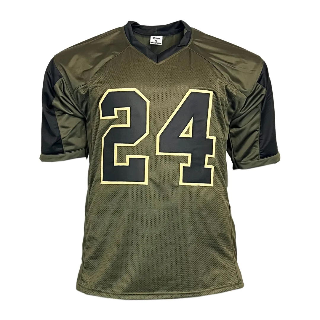 Skyy Moore Unsigned Salute to Service Football Jersey