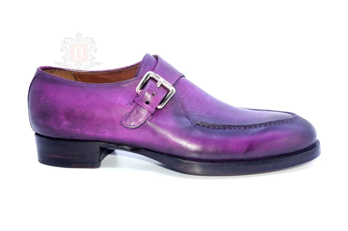 Smith IV - Purple Monk Dress Shoes