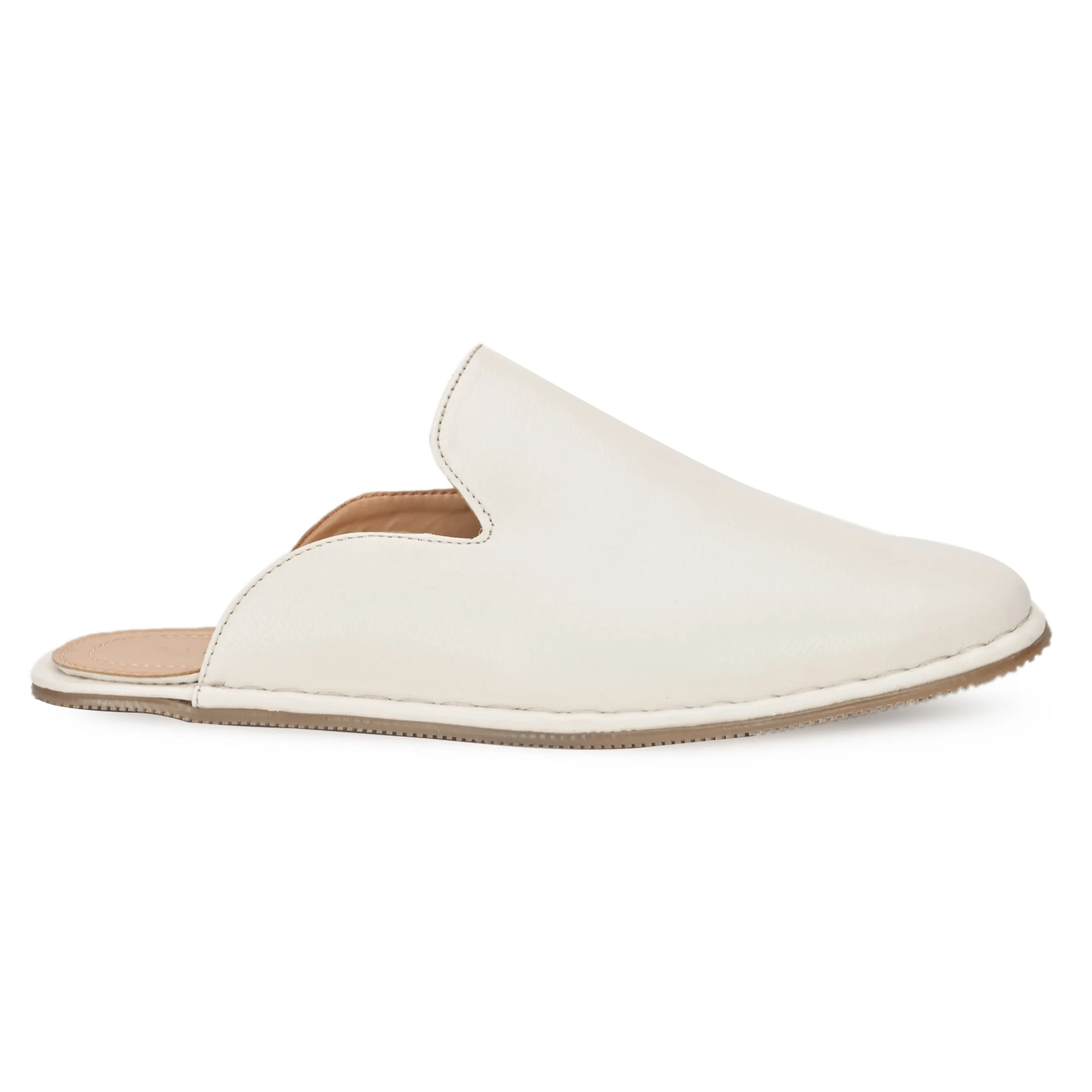 Snug  White Comfort Mules