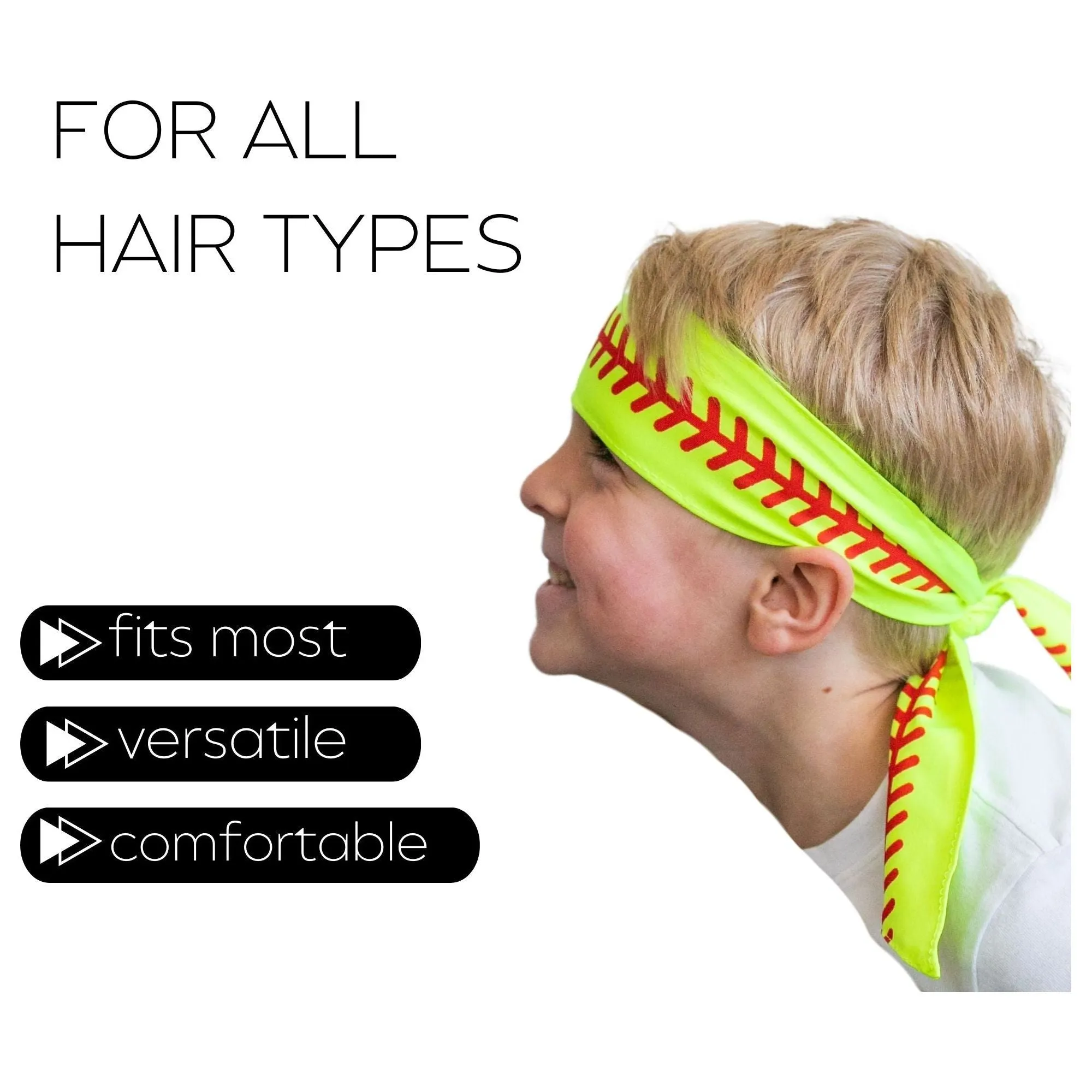 Softball Tie Headband