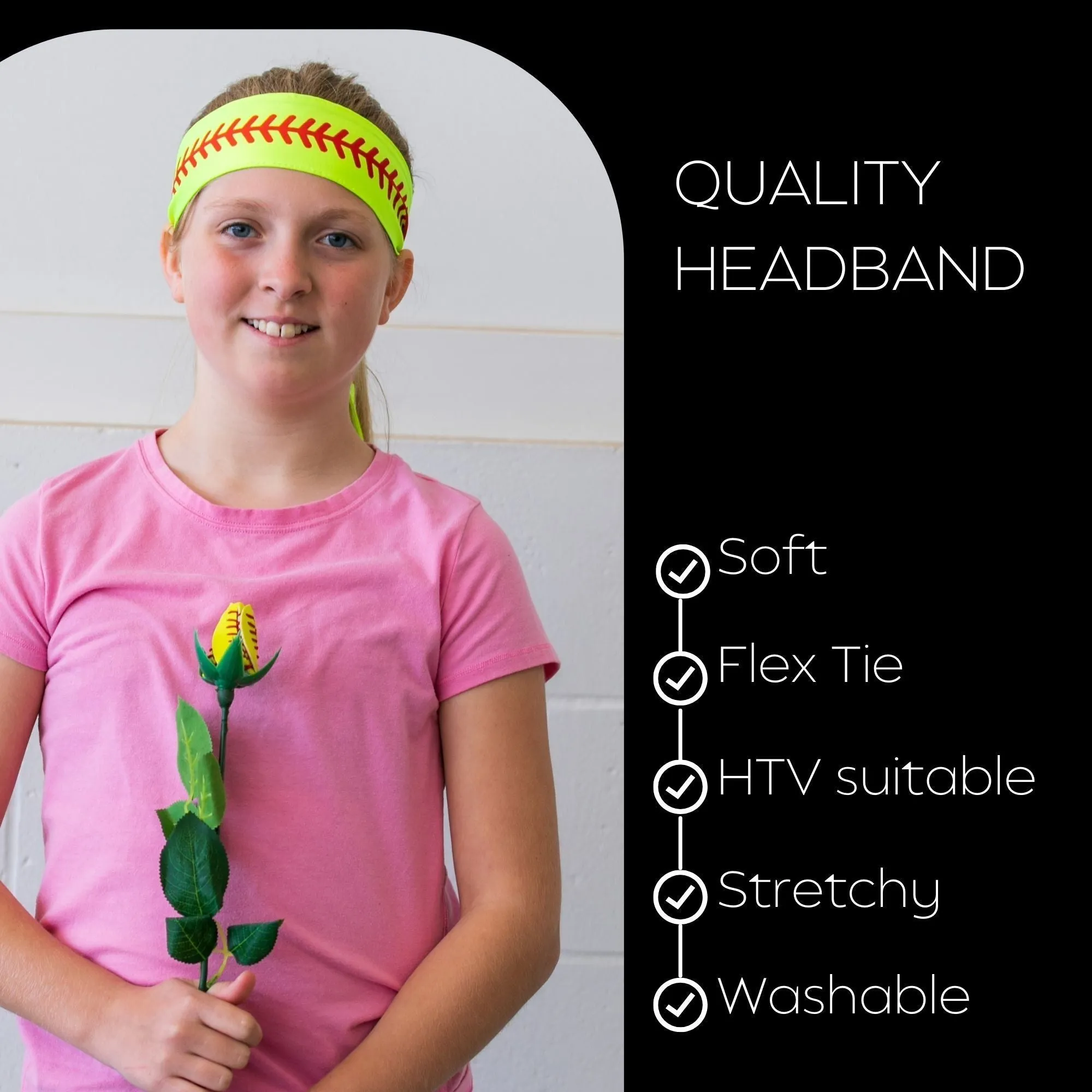 Softball Tie Headband