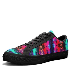 Sovereign Nation Sunrise Aapisi Low Top Canvas Shoes Black Sole