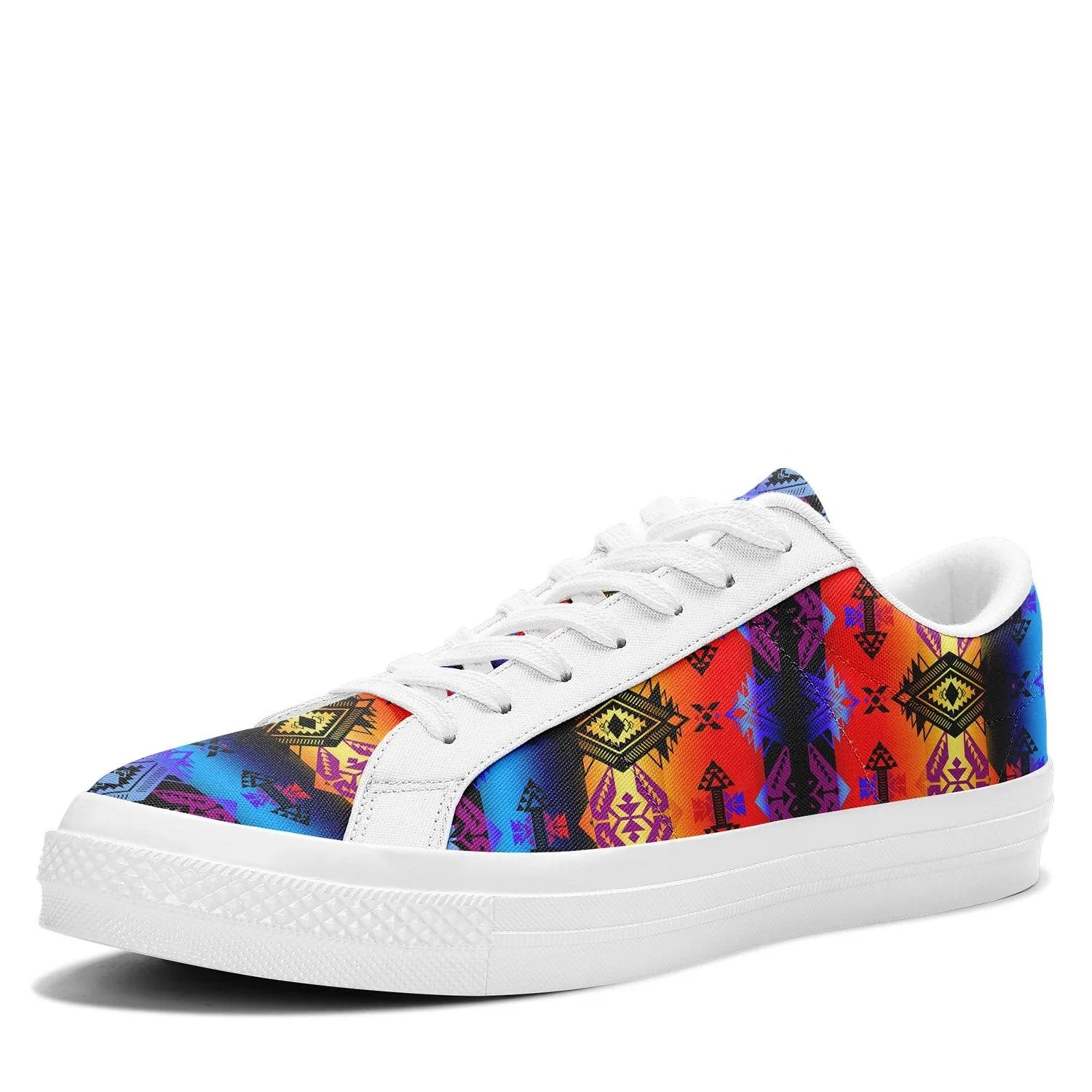 Sovereign Nation Sunset Aapisi Low Top Canvas Shoes White Sole