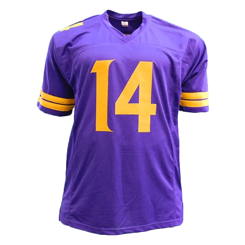 Stefon Diggs Autographed Pro Style Football Jersey Color Rush (JSA)