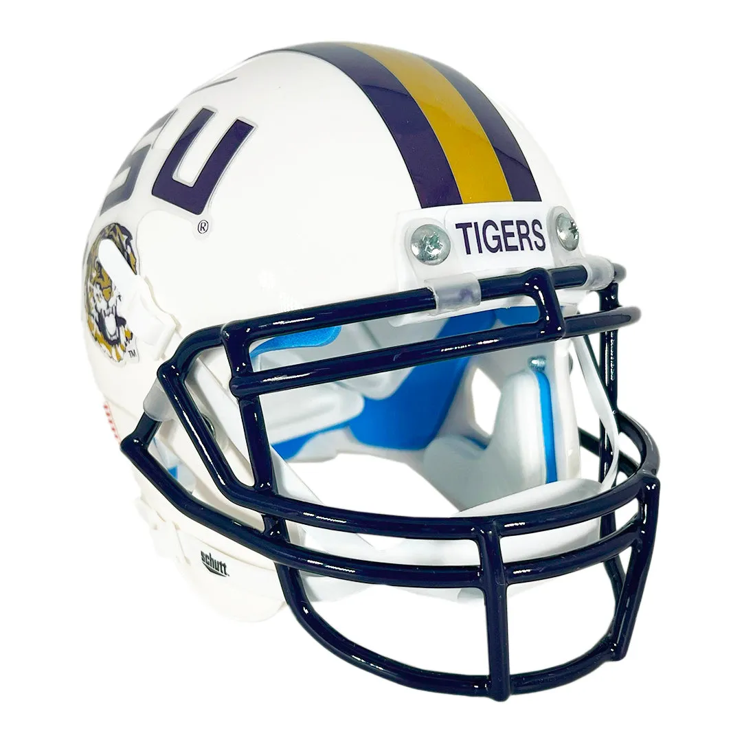 Thaddeus Moss Signed LSU Tigers Mini Schutt Football Helmet (Beckett)