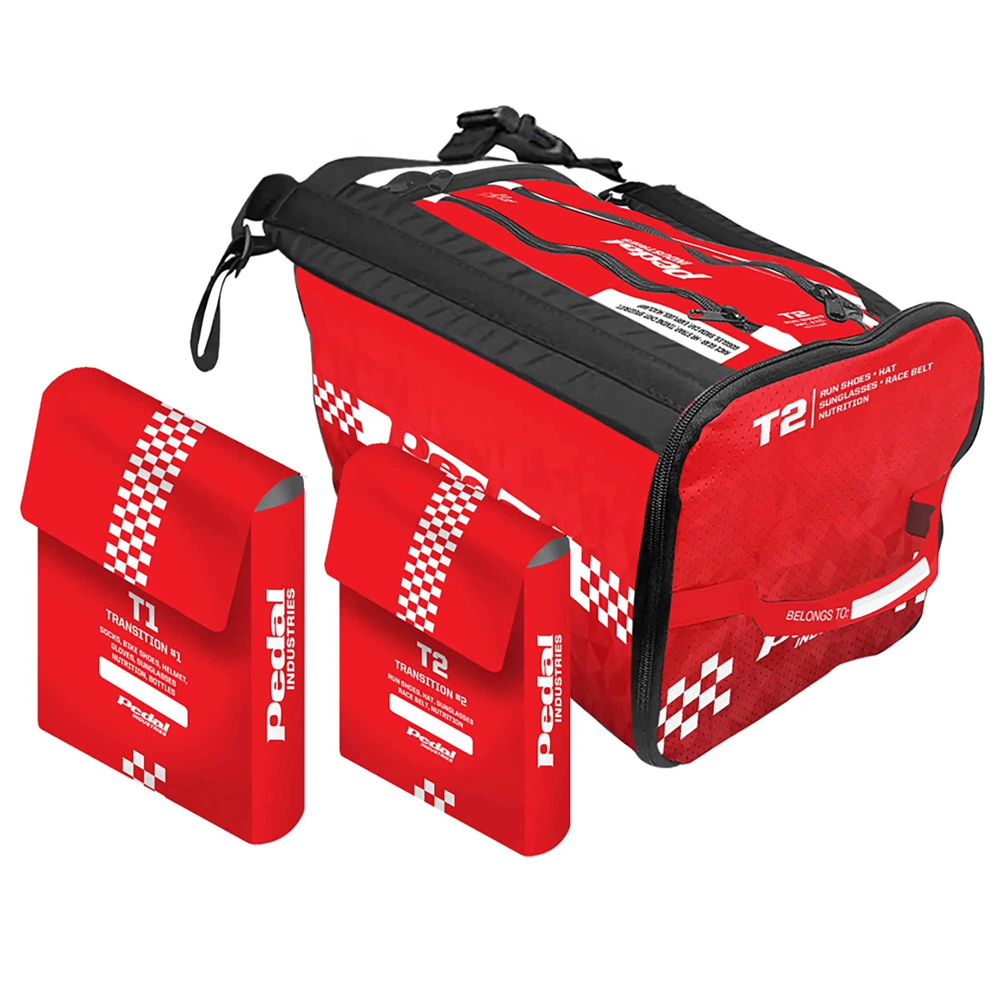 The GC Red 2024 TRIATHLON SPECIFIC RaceDay Bag ISD