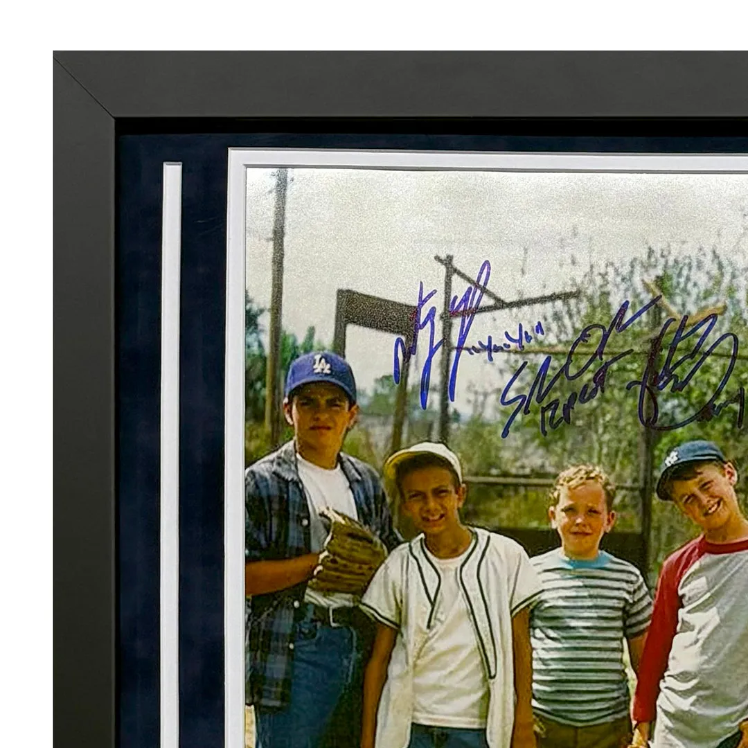 The Sandlot Cast Hand Signed & Framed 16x20 Baseball Photo