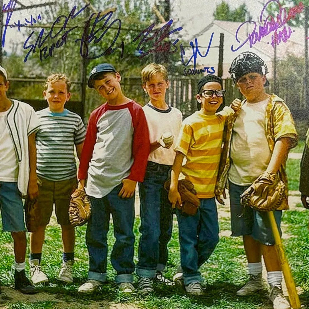 The Sandlot Cast Hand Signed & Framed 16x20 Baseball Photo