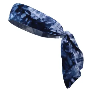 Tie-Dye Blue Tie Headband