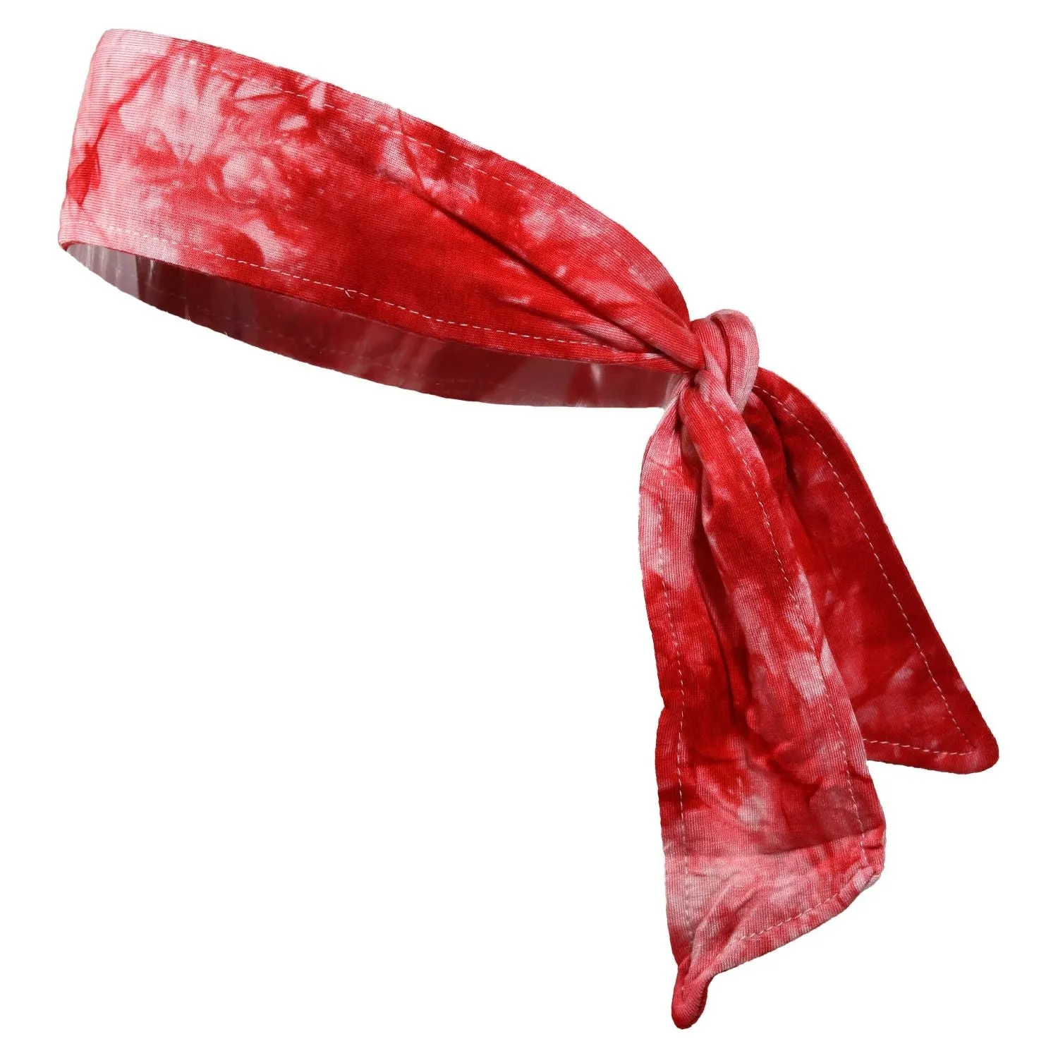 Tie-Dye Red Tie Headband