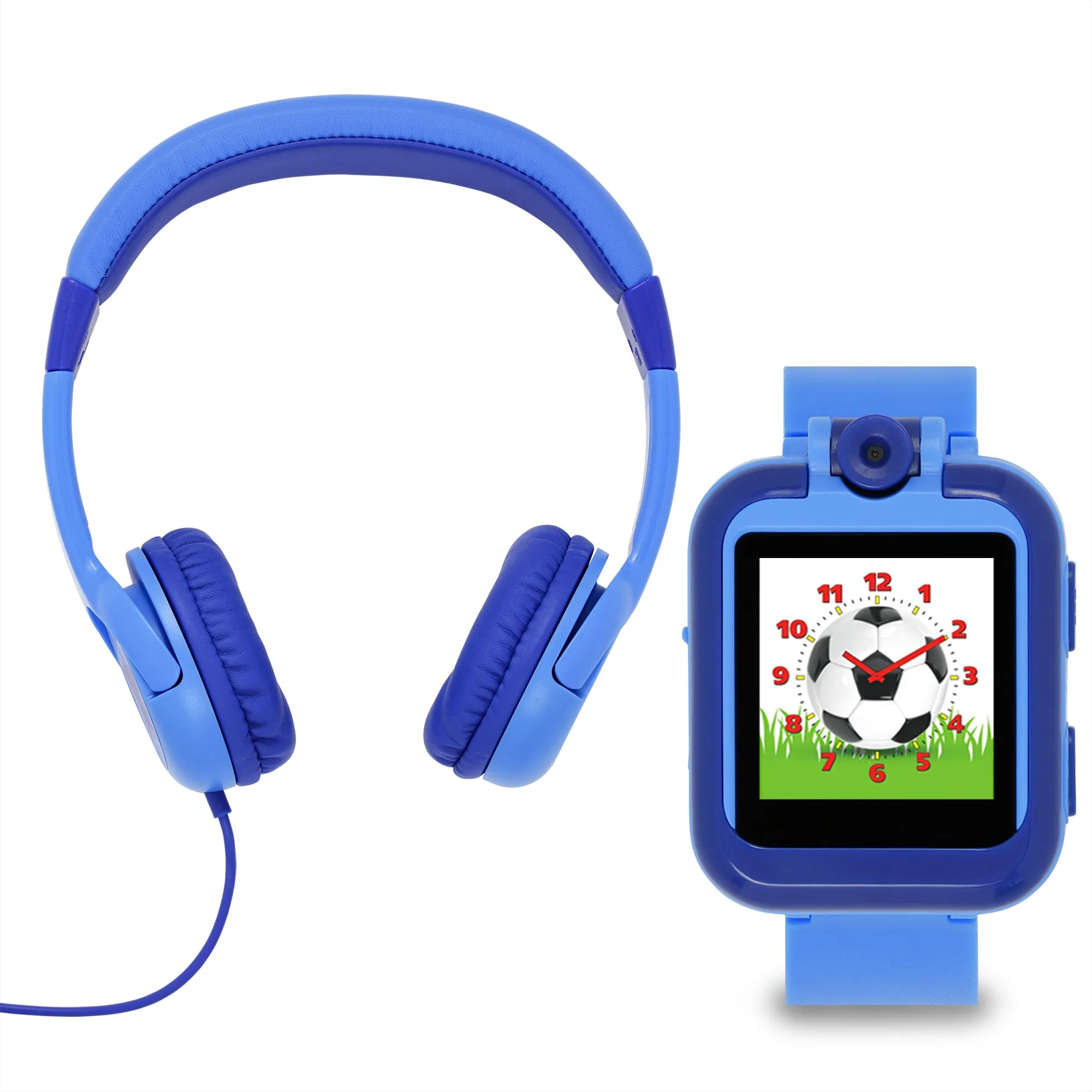 Tikkers Plain Blue Interactive Watch & Headphone Set