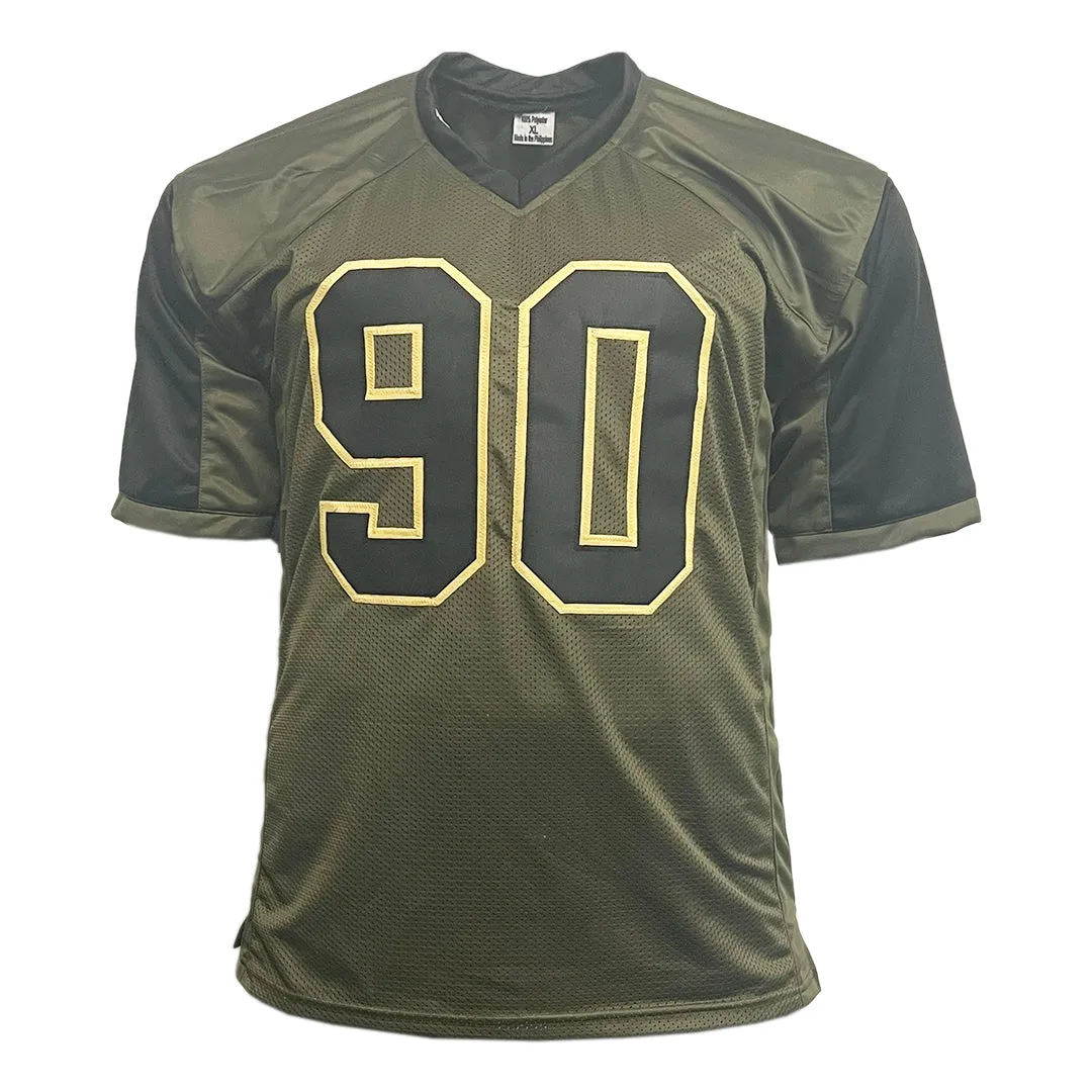 TJ Watt Unsigned Salute to Service Football Jersey