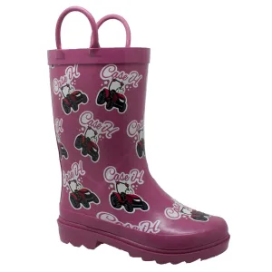 Toddler's "Lil' Pink" Rubber Boot Pink - CI-5002