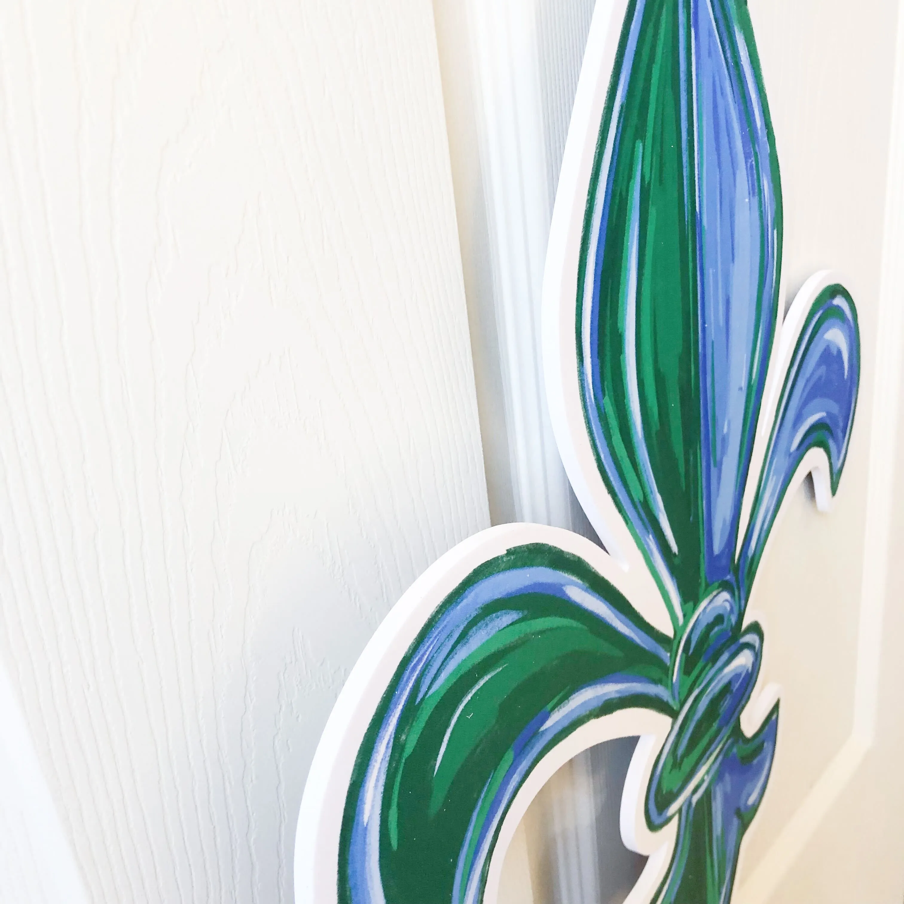 Tulane Fleur De Lis Door Hanger