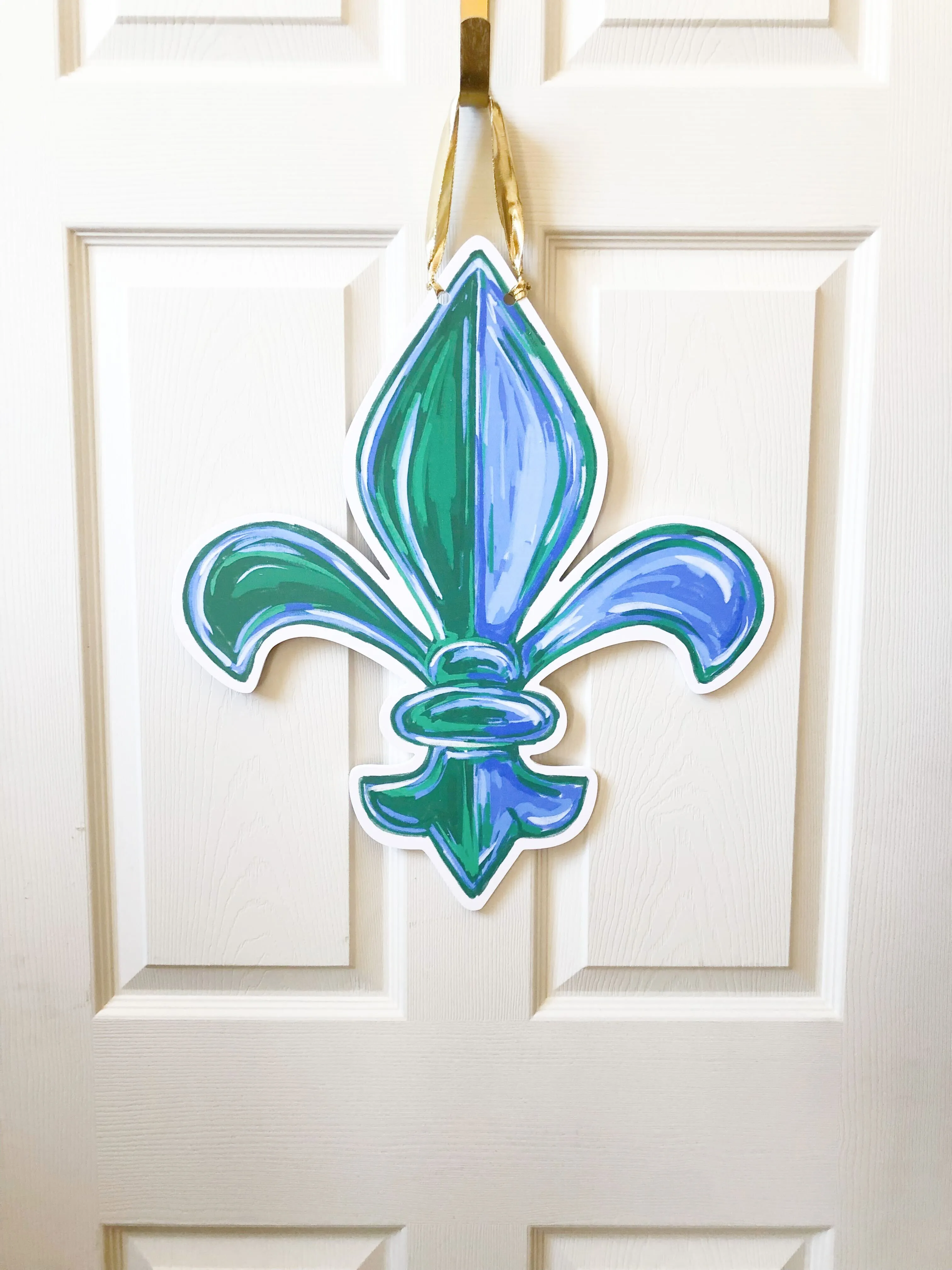 Tulane Fleur De Lis Door Hanger