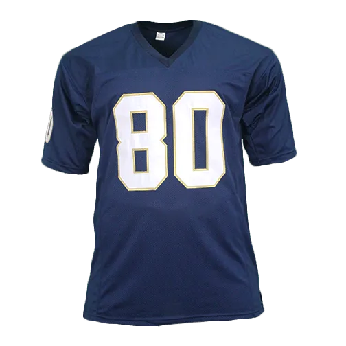 Tyler Eifert College Style Autographed Football Jersey Navy (JSA)